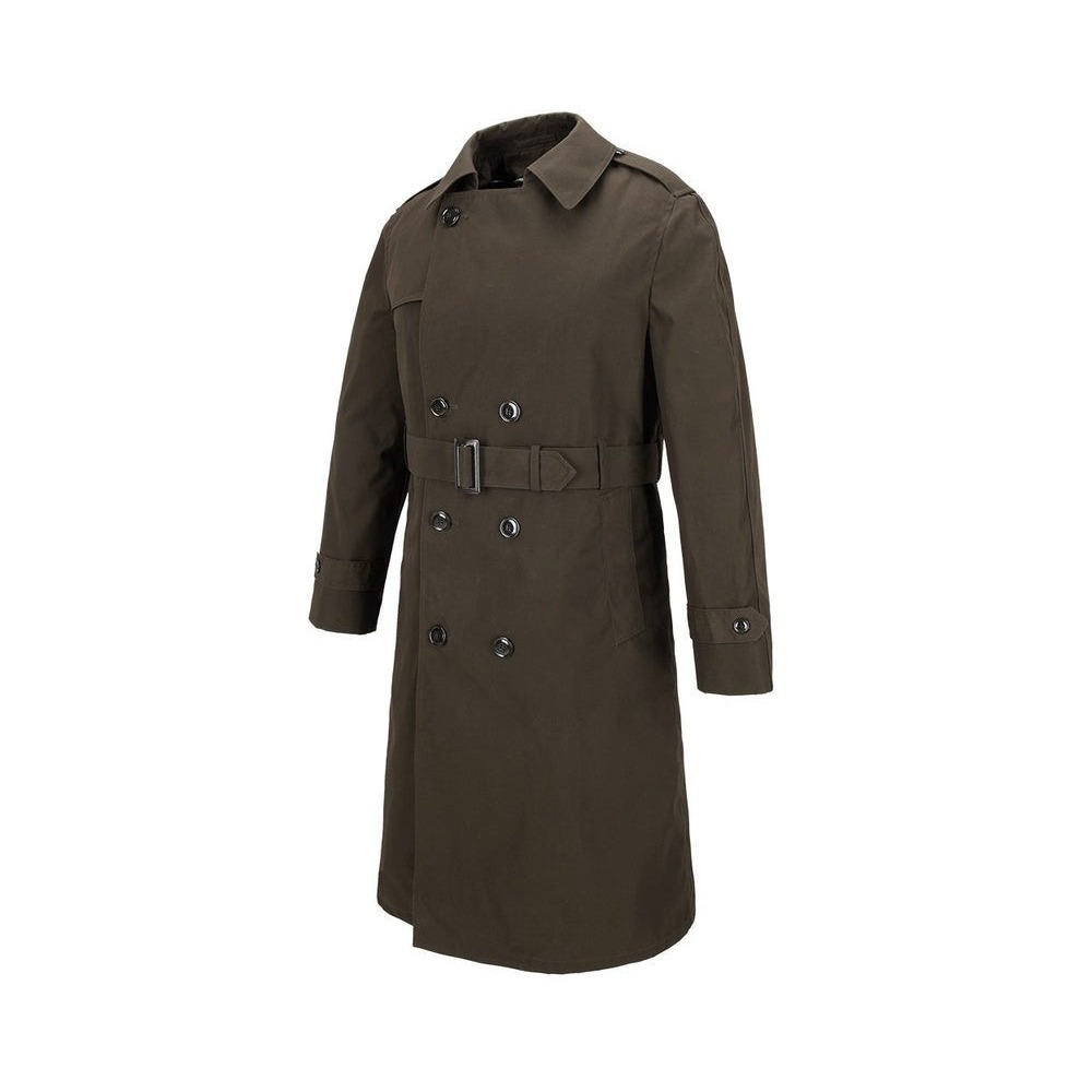 US Army AGSU All Weather Trench Coat Mens 42L Heritage Green Made USA Lined NEW